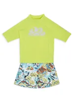 Baby's, Little Boy's & Three-Quarter-Length Sleeve Rash Top