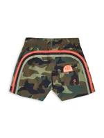 Baby's, Little Boy's & Camo Print Swim Trunks