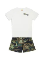 Baby's, Little Boy's & Camo Print Swim Trunks