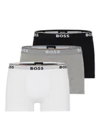 Three Pack Of Stretch Cotton Trunks