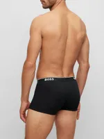 Three Pack Of Stretch Cotton Trunks