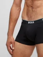 Three Pack Of Stretch Cotton Trunks