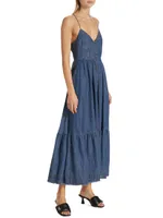 Sere Denim Midi-Dress