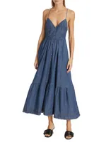 Sere Denim Midi-Dress