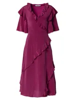 Ambroise Silk Midi-Dress