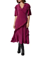 Ambroise Silk Midi-Dress