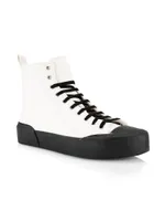 Canvas High-Top Sneakers