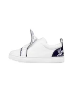 Little Boy's & Funnyto Leather Low-Top Sneakers