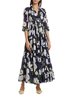 Eden Tiered Belted Maxi Dress