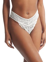 I Do Shimmer Lace Bridal Thong