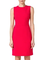 Wool Crêpe Sheath Dress