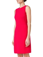 Wool Crêpe Sheath Dress