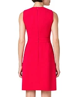 Wool Crêpe Sheath Dress