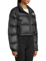 Nuptse Cropped Down Puffer Jacket