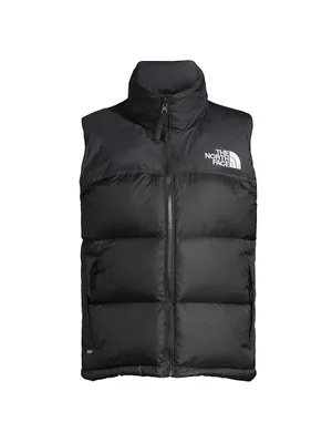 Retro Nuptse Logo Down Vest