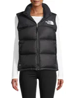 Retro Nuptse Logo Down Vest