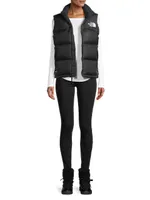 Retro Nuptse Logo Down Vest