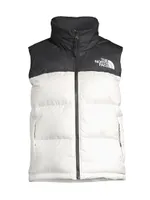 Retro Nuptse Colorblocked Down Vest