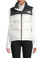 Retro Nuptse Colorblocked Down Vest