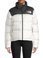 Retro Nuptse Colorblocked Down Jacket