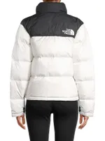 Retro Nuptse Colorblocked Down Jacket