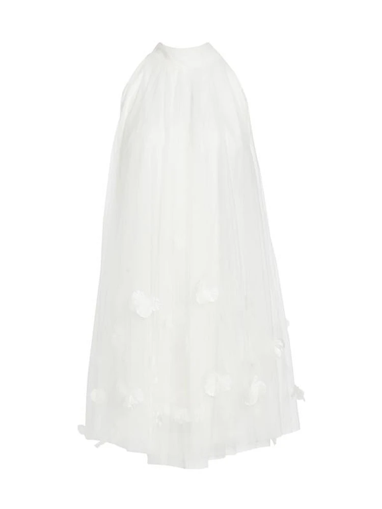 Tulle Petal Trapeze Dress