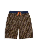 Boy's Allover FF Neoprene Shorts