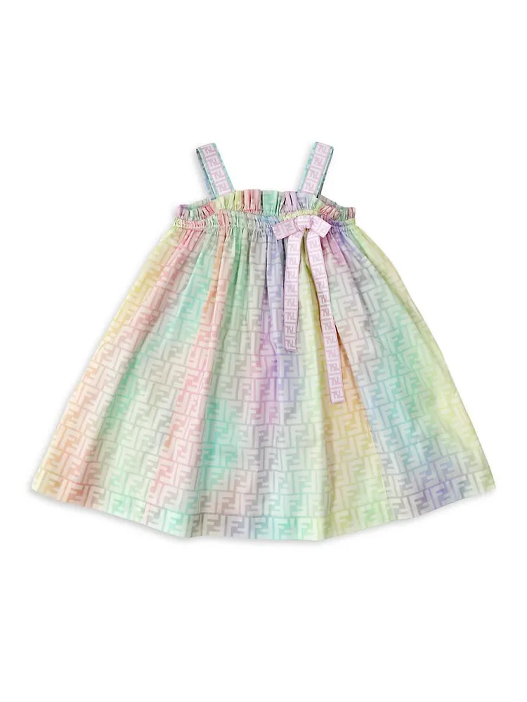 Little Girl's & Double-F Logo Dress