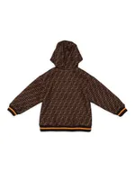 Boy's Allover FF Hooded Jacket