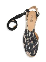 Carina Animal-Print Wedge Espadrilles