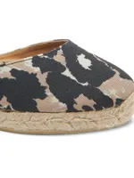 Carina Animal-Print Wedge Espadrilles