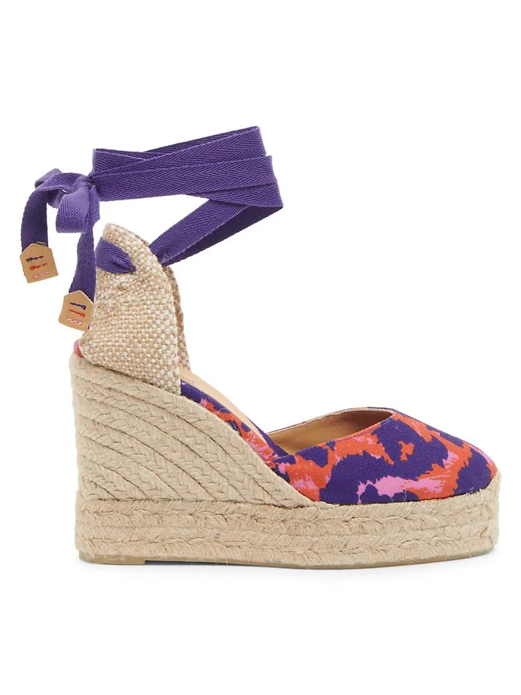 Carina Animal-Print Wedge Espadrilles