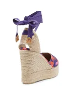 Carina Animal-Print Wedge Espadrilles