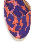 Carina Animal-Print Wedge Espadrilles