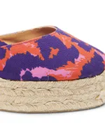 Carina Animal-Print Wedge Espadrilles