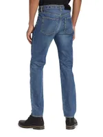 Tapered Slim-Fit Denim Pants