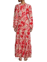 Anya Long-Sleeve Maxi Dress