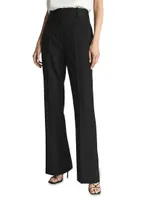 Haisley Wool Twill Flare Pants