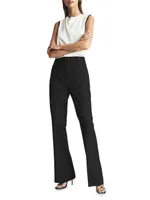 Haisley Wool Twill Flare Pants