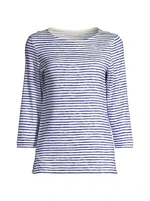 Striped Linen Top