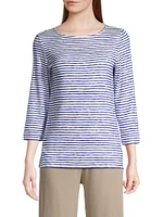 Striped Linen Top