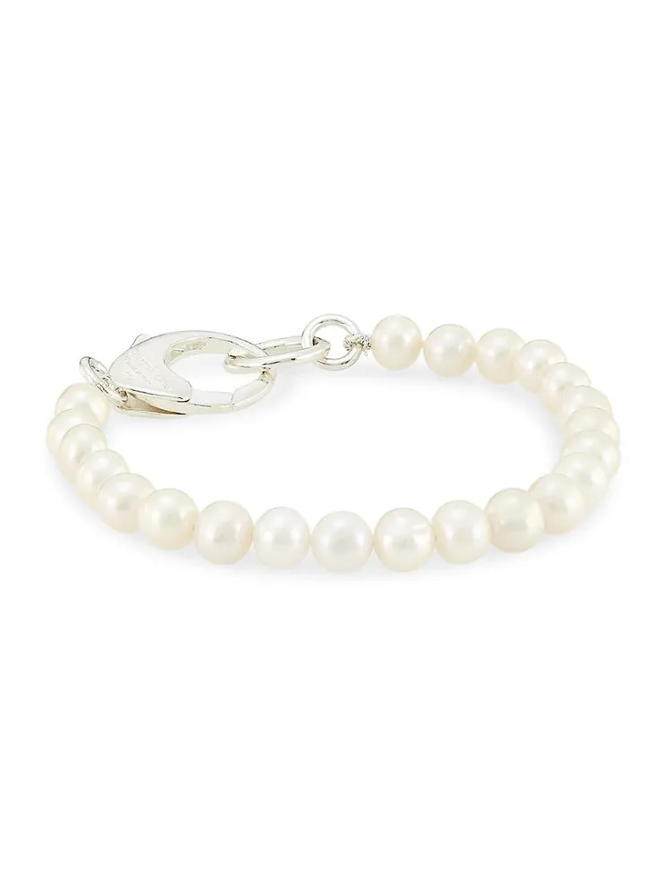 Pebbles Sterling Silver & Pearl Bracelet