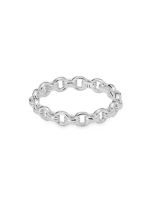 Harbour Sterling Silver Chain Ring