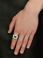 Emerald Cut Signet Ring