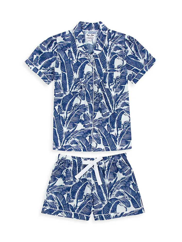 Women's Martinique Banana Leaf Shirt + Boxer Set