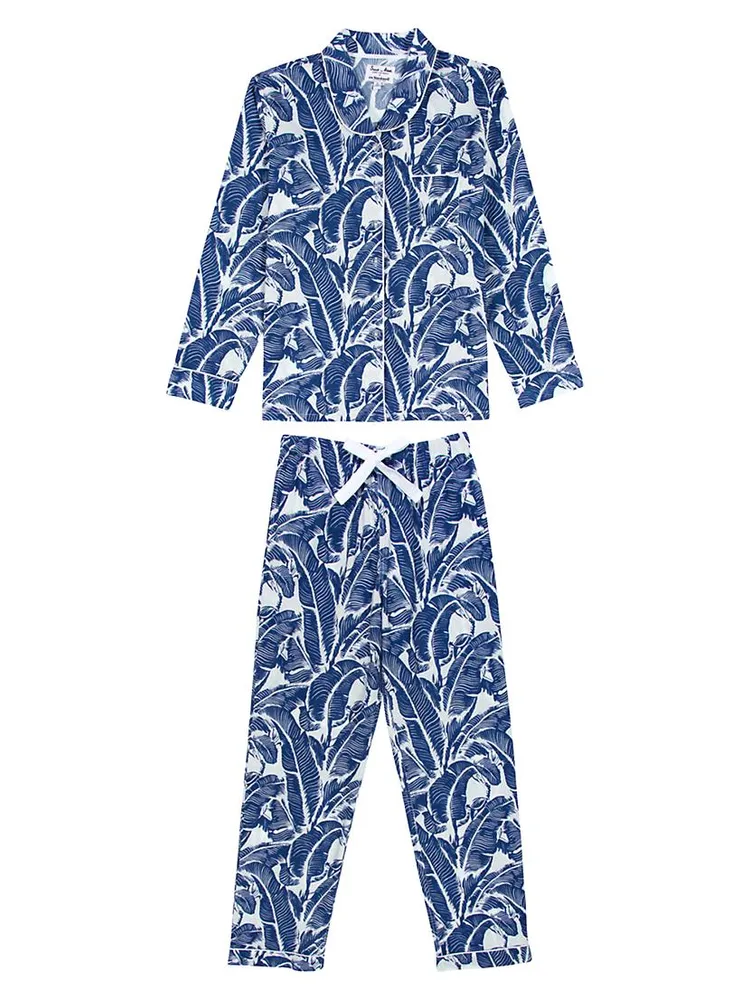 Women's Martinique Banana Leaf Long PJ Set