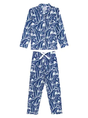 Women's Martinique Banana Leaf Long PJ Set