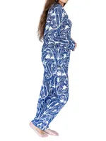 Women's Martinique Banana Leaf Long PJ Set