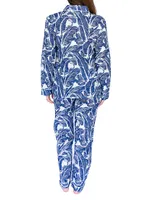 Women's Martinique Banana Leaf Long PJ Set