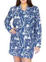 Women's Martinique Banana Leaf Night Shirt